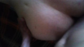 Huge cum in my wife ass and screaming