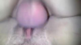 Fucking my girlfriends pussy in doggie with vibrating cockring on