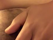 Wife fingering her creamy wet pussy
