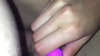 Close up penetration with pussy stimulator