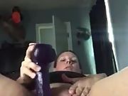 A little sucking before dildoing pussy to orgasm