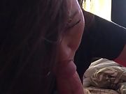 Asian wife best blowjob ever after work part 2